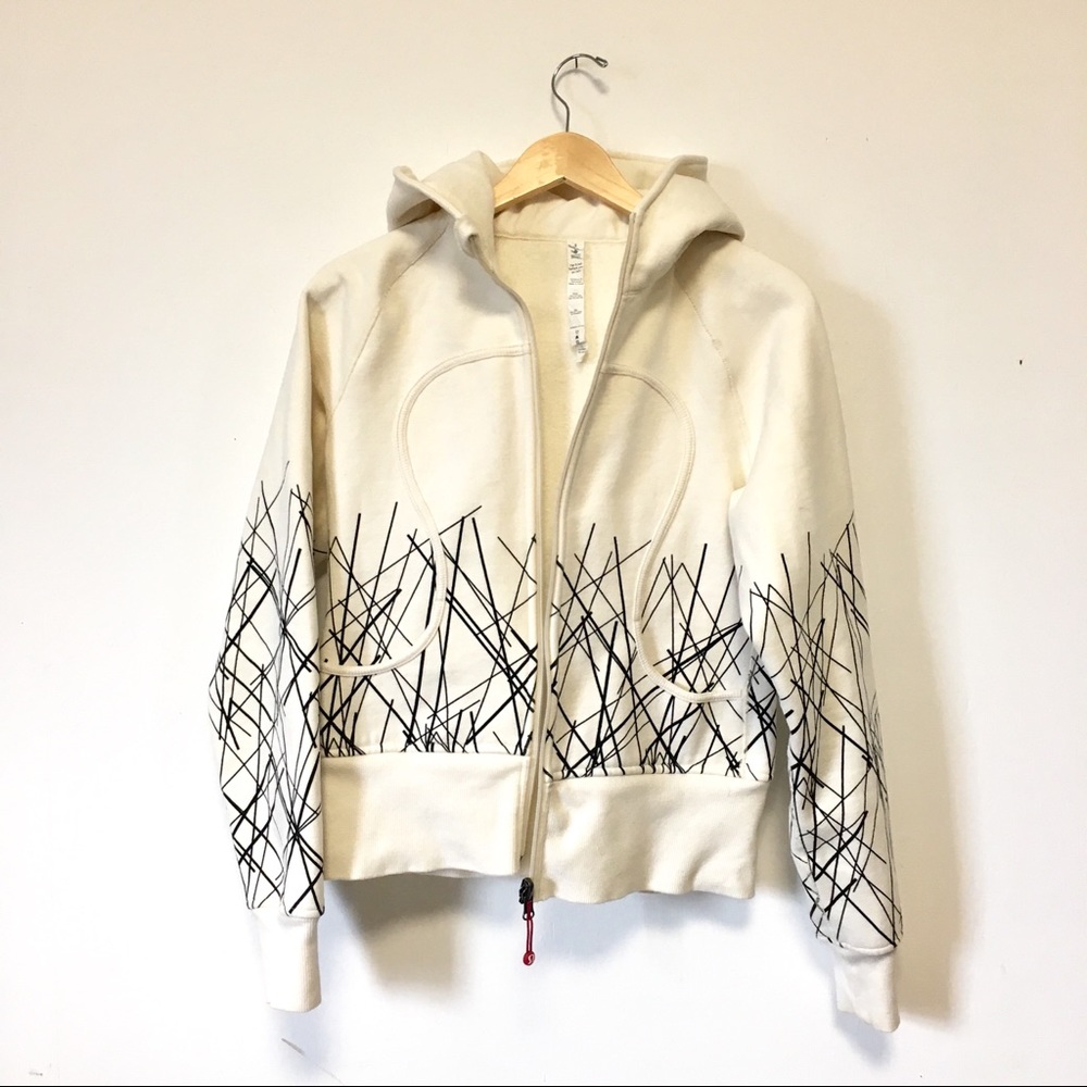 Lululemon Scuba Hoodie Rare Print Polar & Black 8 - Picture 2 of 8